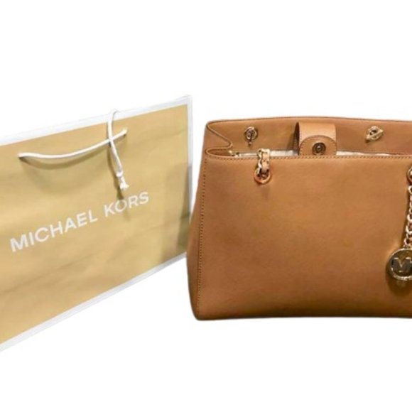 Michael Kors Handbags - MK Michael Kors Brown Large Tote Leather- Brand new with tags Authentic